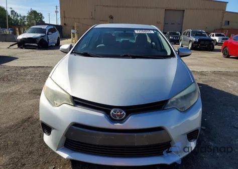 2015 Toyota Corolla L из США, поврежденный, VIN 2T1BURHE6FC303798